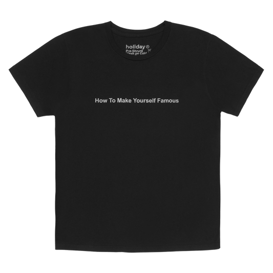FAMOUS TEE (BLACK)