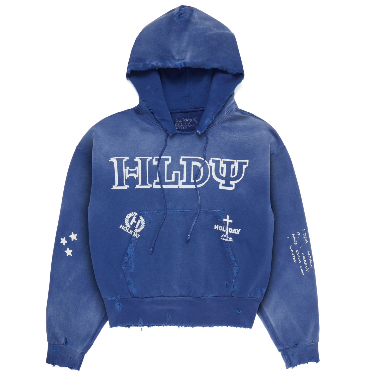 HLDY CHAPTER HOODIE (BLUE INK)