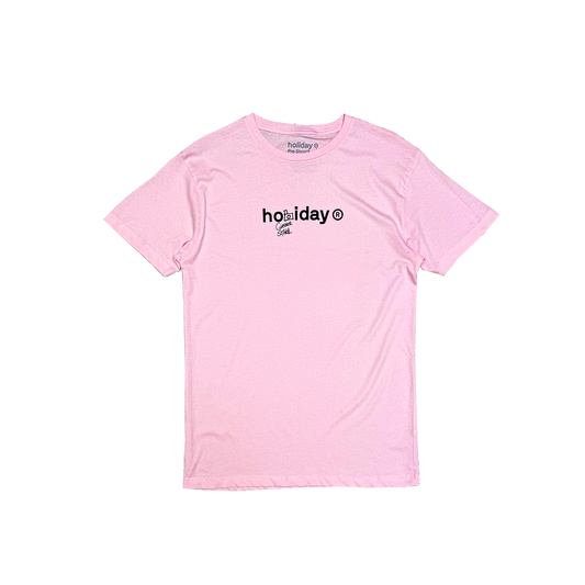 GUNNER STAHL X HOLIDAY LOGO TEE (PINK)