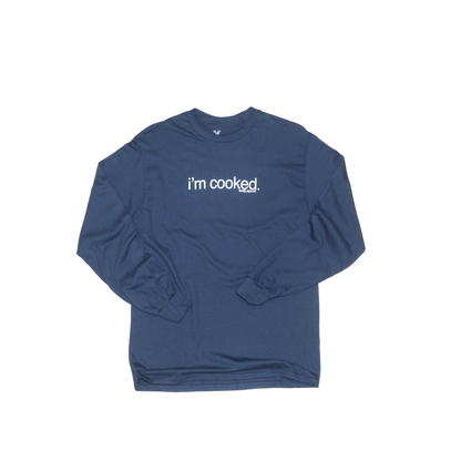 IM COOKED LONG SLEEVE (NAVY)
