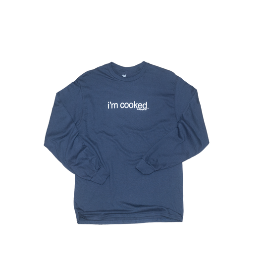 IM COOKED LONG SLEEVE (NAVY)