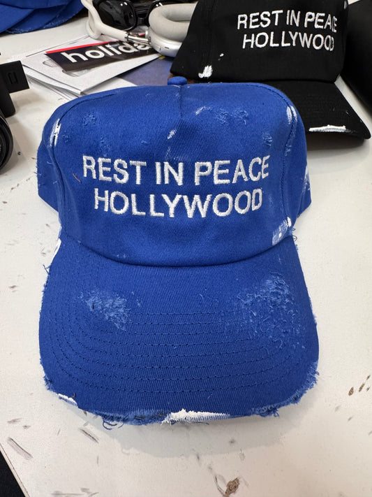 REST IN PEACE HOLLYWOOD HAT (BLUE)