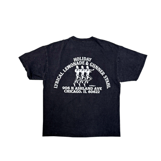 *LIMITED* LYRICAL + GUNNER MARATHON TEE  (BLACK)