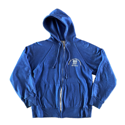 *LIMITED* VINTAGE ZIP UP HOODIE (BLUE)