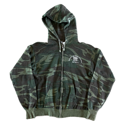 *LIMITED* VINTAGE ZIP UP HOODIE (CAMO)