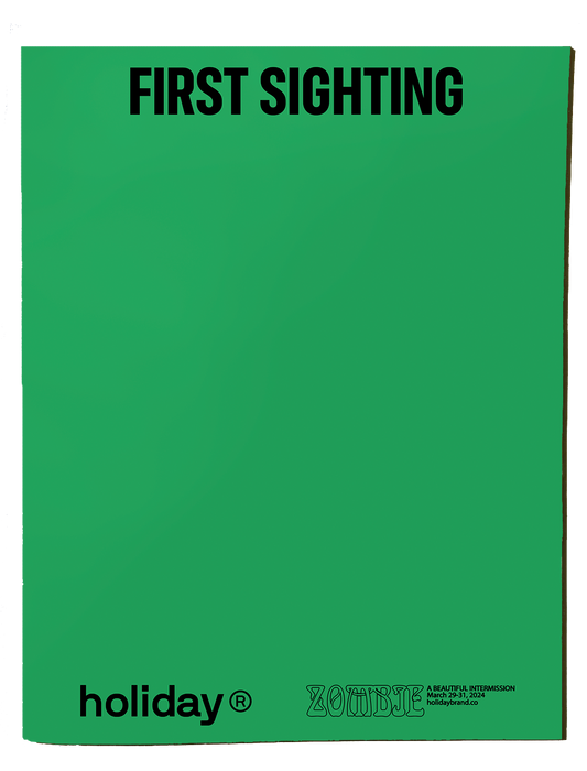 ZOMBIE ZINE "FIRST SIGHTING"