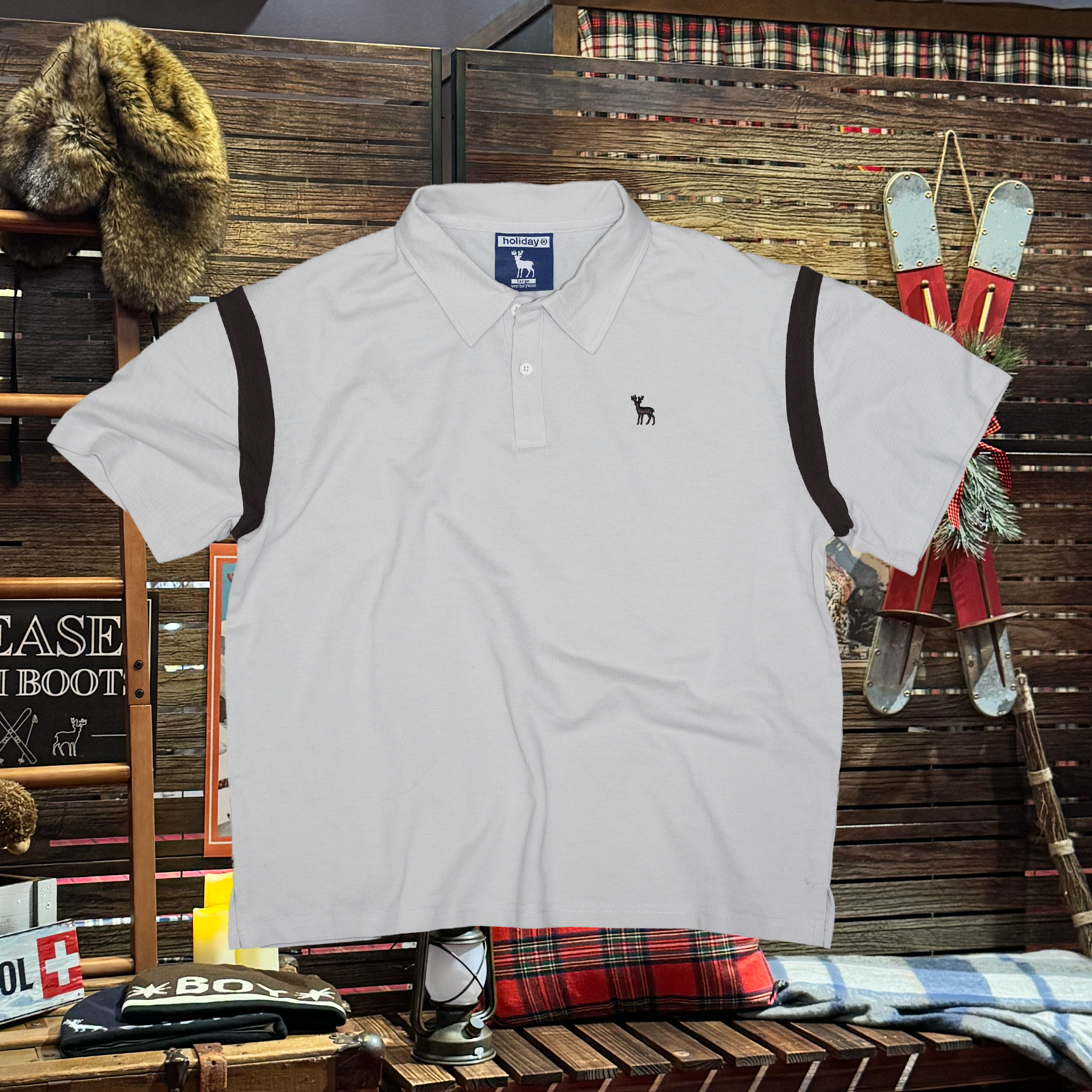 SHRUNKEN POLO (WHITE)