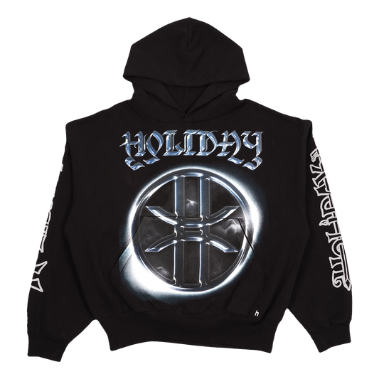 EMBLEM HOODIE (BLACK)