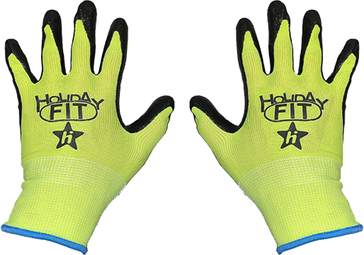 HOLIDAY WORK GLOVES (SAFETY YELLOW)