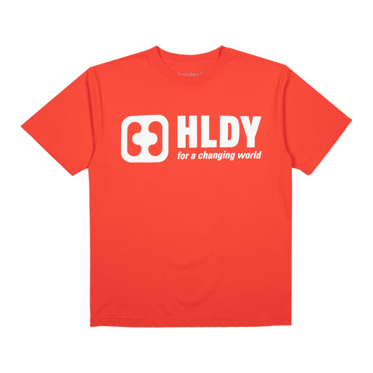 CREW TEE (FIERY RED)