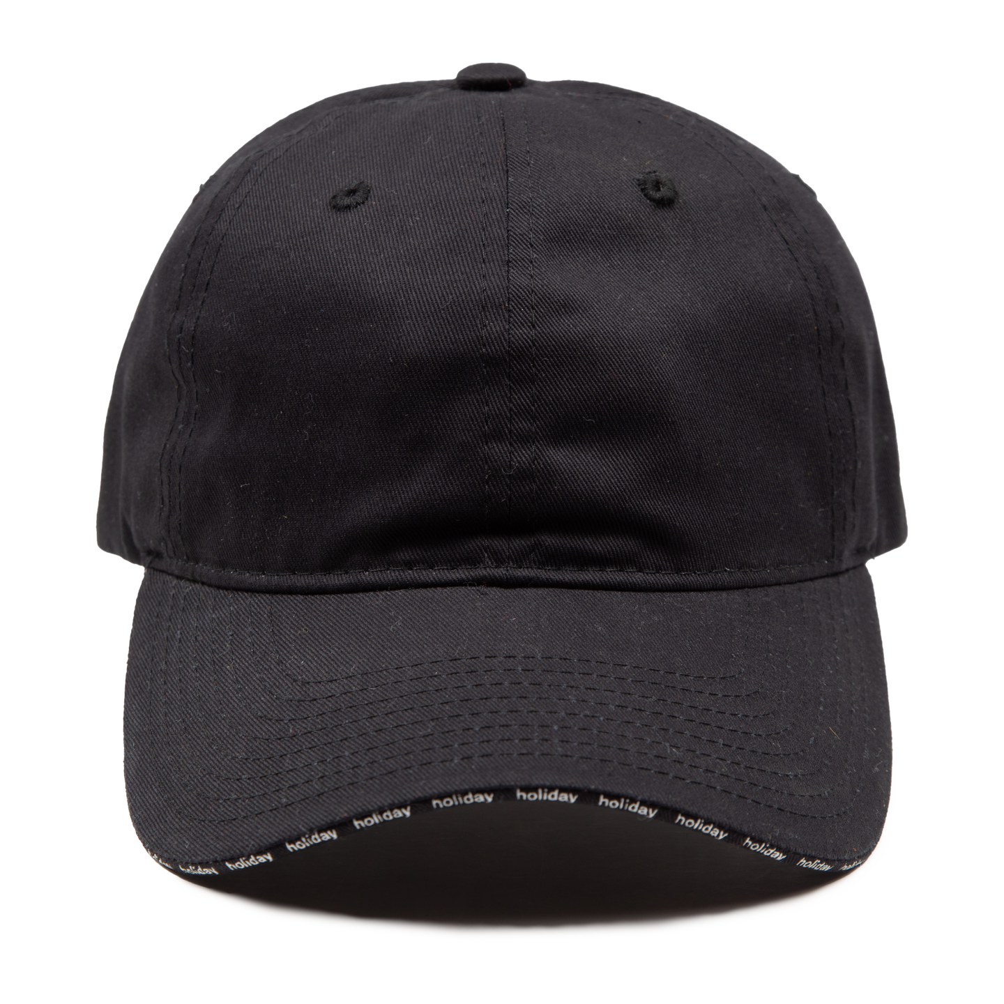 HOLIDAY LOGO BRIM HAT (BLACK)